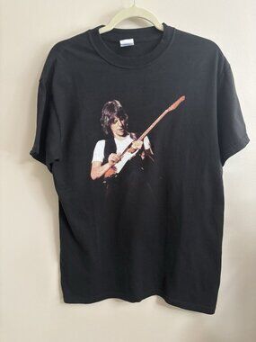 Vintage Jeff Beck Shirt Mens M Black Solo Tour Guitar Concert Graphic M&O Knits